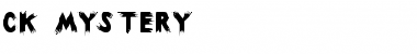 Download CK Mystery Font Download CK Mystery Font