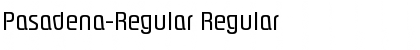 Download Pasadena-Regular Font Download Pasadena-Regular Font