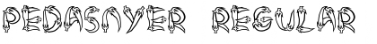 Download PEDASNYER Font Download PEDASNYER Font
