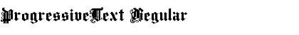 Download ProgressiveText Font Download ProgressiveText Font