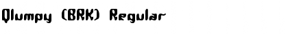 Download Qlumpy (BRK) Font Download Qlumpy (BRK) Font