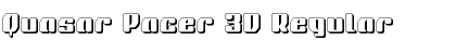 Download Quasar Pacer 3D Font Download Quasar Pacer 3D Font
