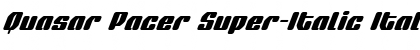 Download Quasar Pacer Super-Italic Font Download Quasar Pacer Super-Italic Font