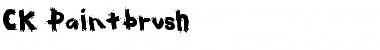 Download CK Paintbrush Font Download CK Paintbrush Font