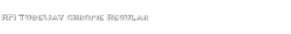 Download RM Tubeway chrome Font Download RM Tubeway chrome Font