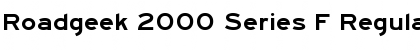 Download Roadgeek 2000 Series F Font Download Roadgeek 2000 Series F Font