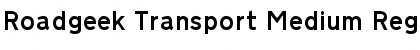 Download Roadgeek Transport Medium Font Download Roadgeek Transport Medium Font