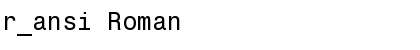 Download r_ansi Font Download r_ansi Font