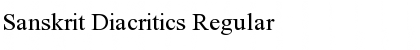 Download Sanskrit Diacritics Font Download Sanskrit Diacritics Font