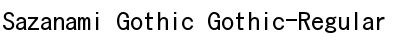 Download Sazanami Gothic Font Download Sazanami Gothic Font