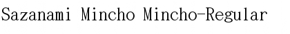 Download Sazanami Mincho Font Download Sazanami Mincho Font