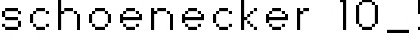 Download schoenecker 10_56 Font Download schoenecker 10_56 Font