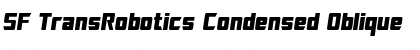 Download SF TransRobotics Condensed Font Download SF TransRobotics Condensed Font