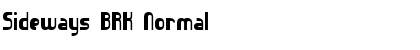 Download Sideways BRK Font Download Sideways BRK Font