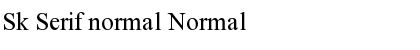 Download Sk Serif normal Font Download Sk Serif normal Font
