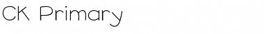 Download CK Primary Font Download CK Primary Font