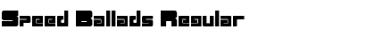 Download Speed Ballads Font Download Speed Ballads Font