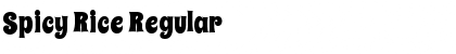 Download Spicy Rice Font Download Spicy Rice Font