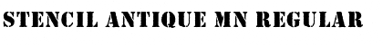 Download Stencil Antique MN Font Download Stencil Antique MN Font