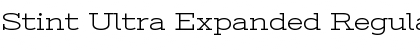 Download Stint Ultra Expanded Font Download Stint Ultra Expanded Font