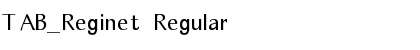 Download TAB_Reginet Font Download TAB_Reginet Font