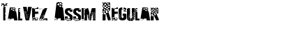 Download Talvez Assim Font Download Talvez Assim Font