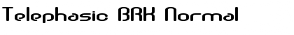 Telephasic BRK Normal Font