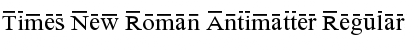 Download Times New Roman Antimatter Font Download Times New Roman Antimatter Font