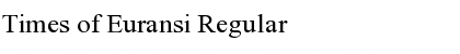 Download Times of Euransi Font Download Times of Euransi Font