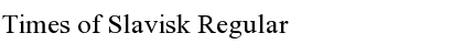 Download Times of Slavisk Font Download Times of Slavisk Font