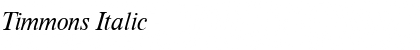 Download Timmons Font Download Timmons Font