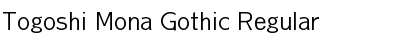 Download Togoshi Mona Gothic Font Download Togoshi Mona Gothic Font