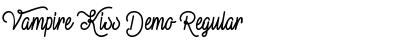 Download Vampire Kiss Demo Font Download Vampire Kiss Demo Font