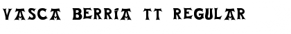 Download Vasca Berria TT Font Download Vasca Berria TT Font