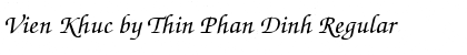 Download Vien Khuc by Thin Phan Dinh Font Download Vien Khuc by Thin Phan Dinh Font