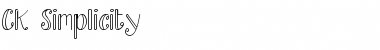Download CK Simplicity Font Download CK Simplicity Font