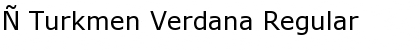 Download X Turkmen Verdana Font Download X Turkmen Verdana Font