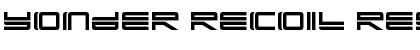 Download Yonder Recoil Font Download Yonder Recoil Font