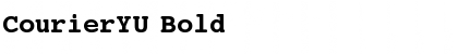 Download CourierYU Font Download CourierYU Font