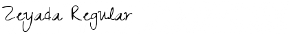 Download Zeyada Font Download Zeyada Font