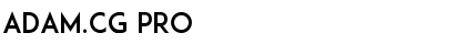 Download ADAM.CG PRO Font Download ADAM.CG PRO Font