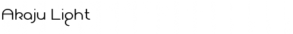 Download Akaju Light Font Download Akaju Light Font