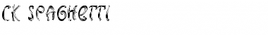 Download CK Spaghetti Font Download CK Spaghetti Font