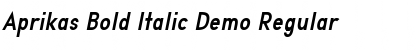 Download Aprikas Bold Italic Demo Font Download Aprikas Bold Italic Demo Font