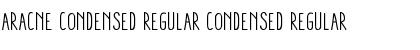Download Aracne Condensed Regular Font Download Aracne Condensed Regular Font