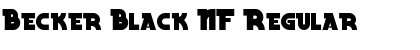Download Becker Black NF Font Download Becker Black NF Font