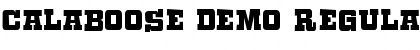 Download Calaboose DEMO Font Download Calaboose DEMO Font