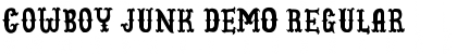 Download Cowboy Junk DEMO Font Download Cowboy Junk DEMO Font