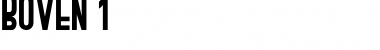 Download BOVEN 1 Font Download BOVEN 1 Font