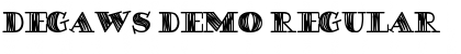 Download DEGAWS Demo Font Download DEGAWS Demo Font
